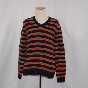 J Crew Striped Sweater 100% Wool